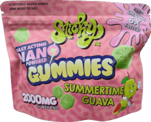 2000MG (10CT) PREMIUM NANO GUMMIES (INDICA) - Summertime Guava