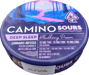 CAMINO DEEP SLEEP 1:1:1 100MG THC / 100MG CBN / 100 MG CBD (20PC) - Blackberry Dream