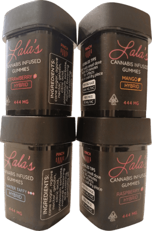 444MG (4CT) LA LA’S GUMMIES (HYBRID) - Cannabis Infused Gummies