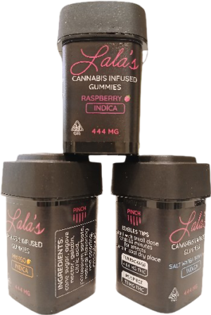 444MG (4CT) LA LA’S GUMMIES (INDICA) - Cannabis Infused Gummies