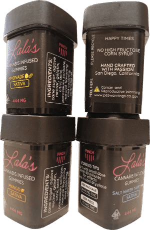 444MG (4CT) LA LA’S GUMMIES (SATIVA) -  Cannabis Infused Gummies
