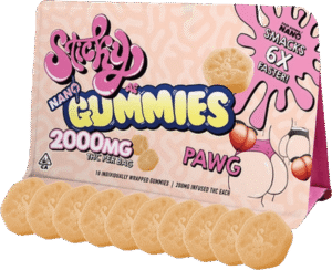 2000MG (10CT) PREMIUM NANO GUMMIES (INDICA) - PAWG
